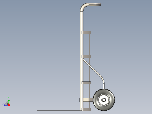 Solidworks 油车模型右视缩略图