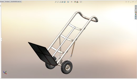 Solidworks 油车模型缩略图
