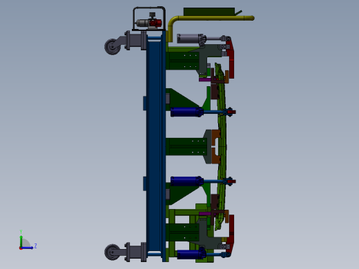 汽车零件焊接工装夹具左视缩略图