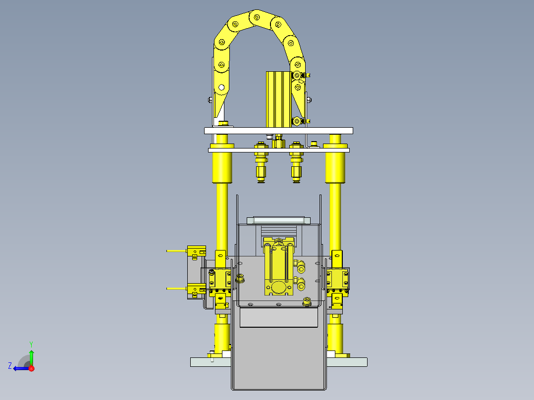 活动滑道右视图