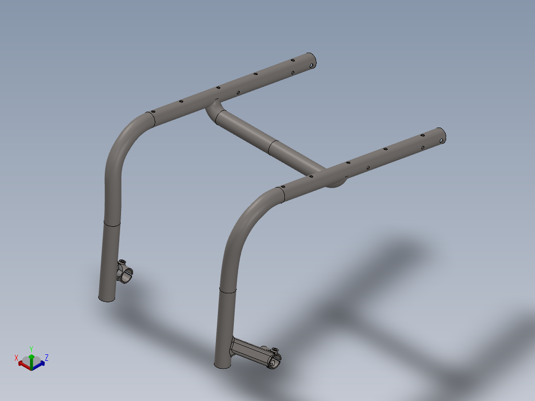 solidworks 框架正等轴测图