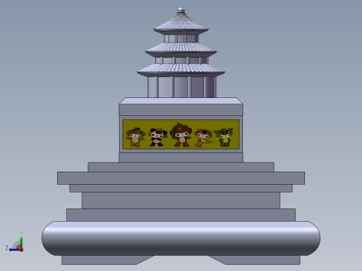 奥运金玉印右视缩略图