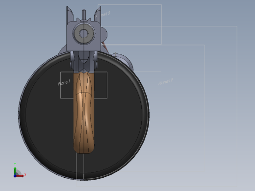 solidworks 汤普森机枪前视缩略图