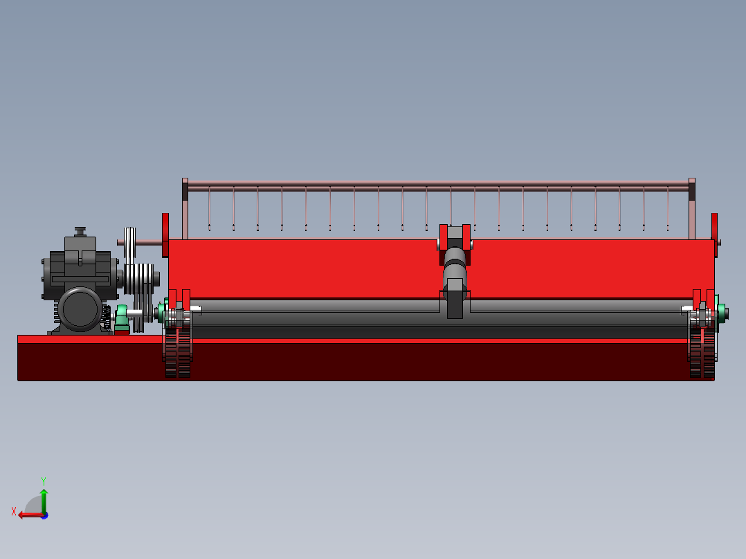 苜蓿收获机的设计【带SolidWorks三维】【3张CAD图纸+开题报告后视图