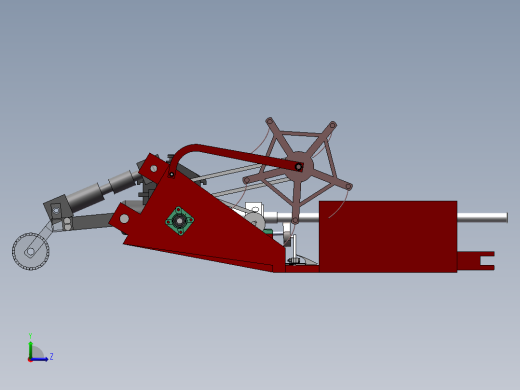 苜蓿收获机的设计【带SolidWorks三维】【3张CAD图纸+开题报告左视缩略图