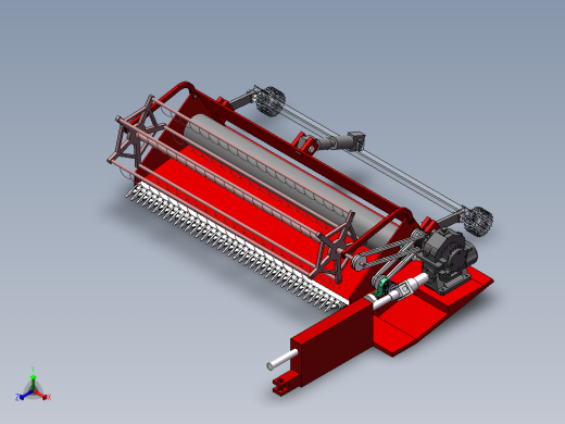 苜蓿收获机的设计【带SolidWorks三维】【3张CAD图纸+开题报告正等轴测缩略图