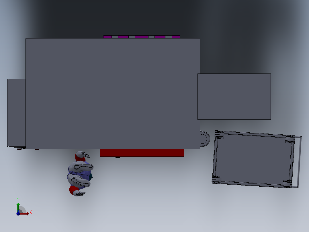 225 800吨橡胶压力机前视图