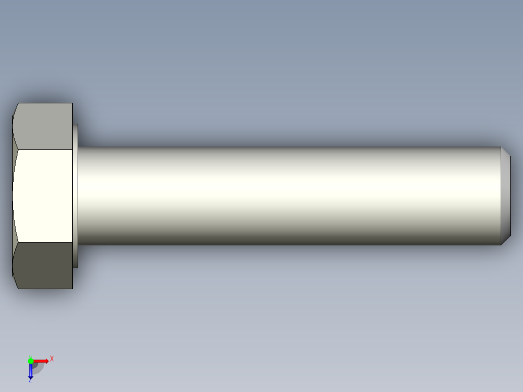螺钉-DIN_931-M8x1.25x35.stp俯视图