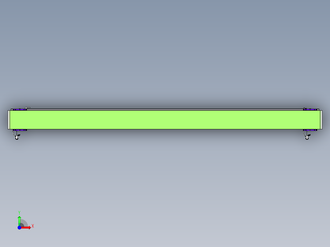 威洛博VL系列直线电机模组-2VL22H2-S3200前视图