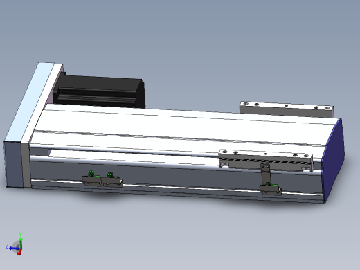 电动滑台模组SDM175右折模型