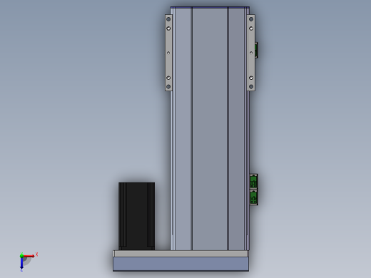 电动滑台模组SDM175右折模型俯视缩略图
