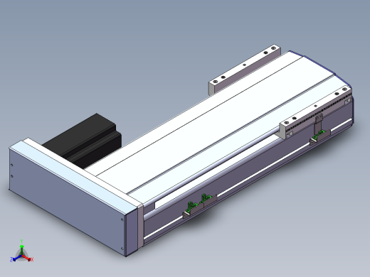 电动滑台模组SDM175右折模型正等轴测缩略图