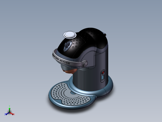 咖啡机正等轴测缩略图