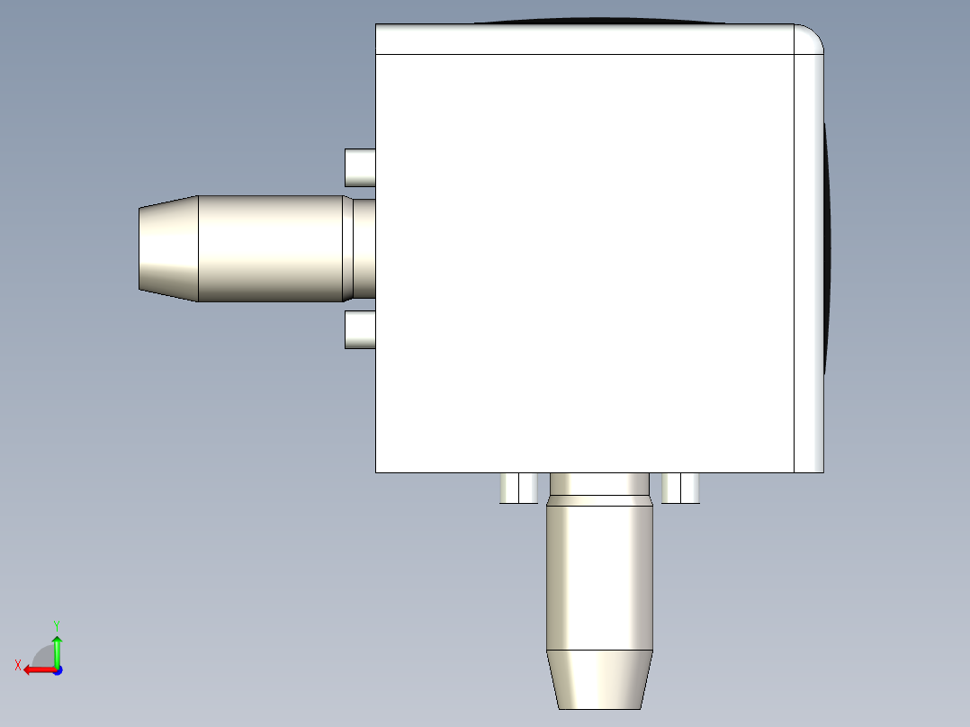 型材-BR 2D 45X45 CUBIC CONNECTOR KJN524486后视图