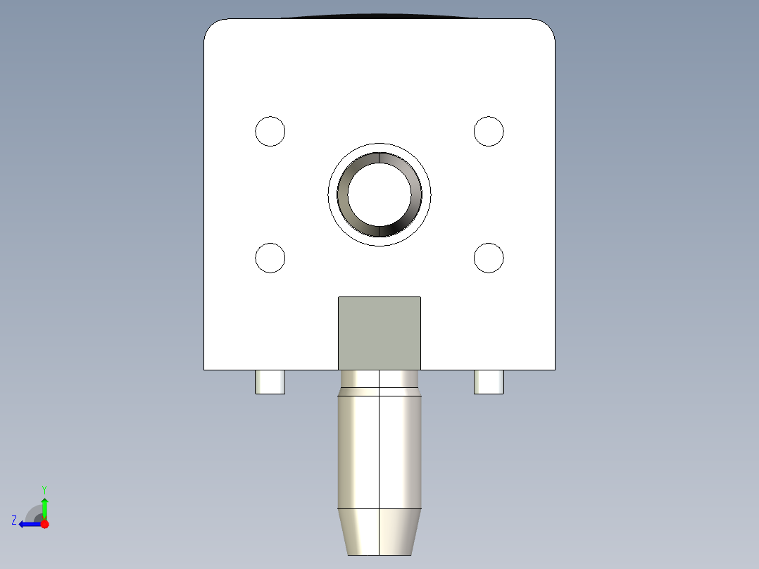 型材-BR 2D 45X45 CUBIC CONNECTOR KJN524486右视图