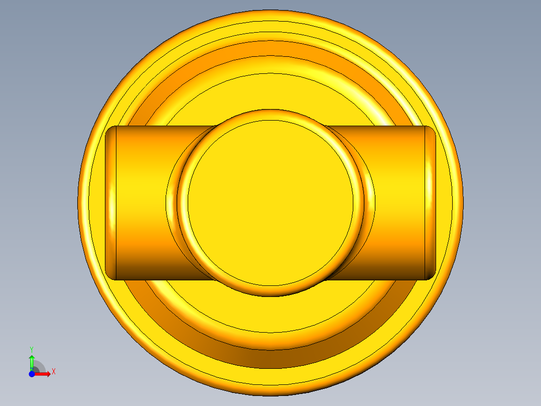 UG过滤器模型前视图