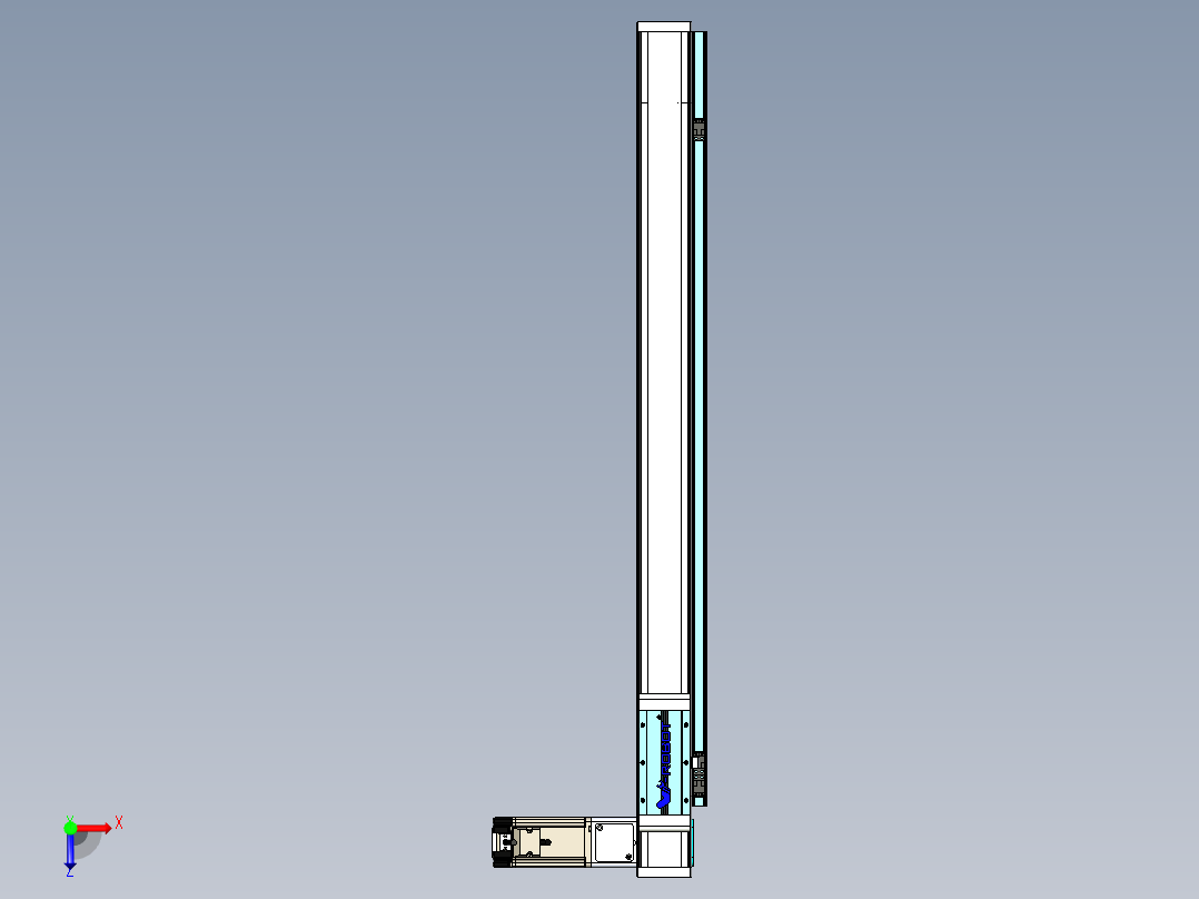 欧规系列-LB6A-L130-S750-BR-ZP40-C3俯视图
