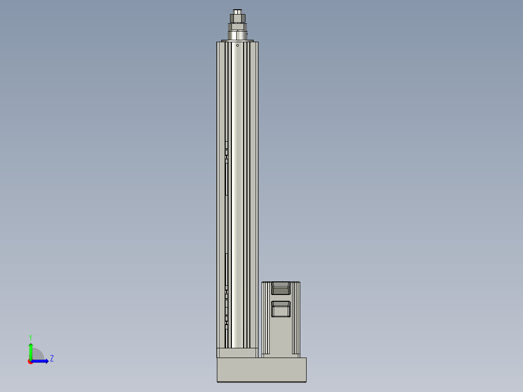 12VZ电动缸-VZ6-S350-BD左视图