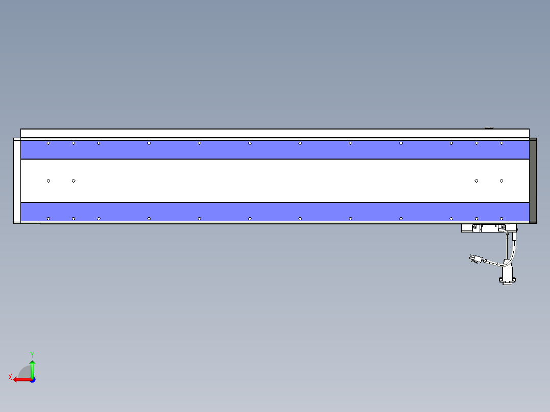 威洛博VL系列3d模型模组VL17E1Y-S850后视图