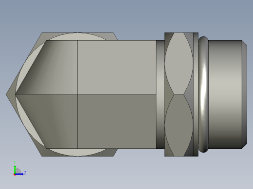 卡套式工业通用硬管接头16_c5bu-s左视缩略图