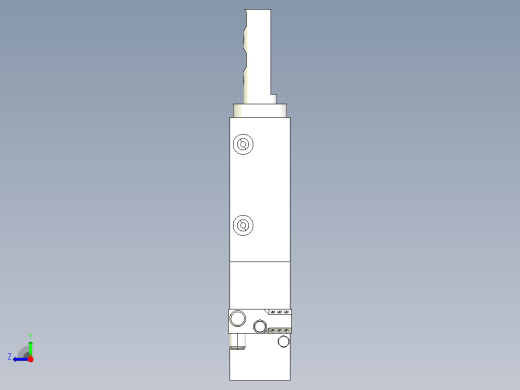 德克斯TUNKERS气缸数模SZV_1_40_A24_T12_TUENKERS右视缩略图