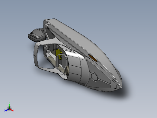 7米小型游艇正等轴测缩略图