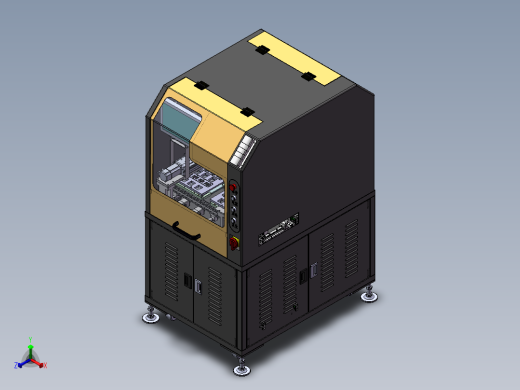 长条插件机正等轴测缩略图