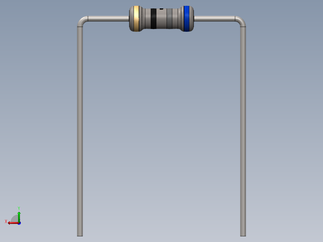 电容器 二极管 电阻器-Resistor 68 Ohm后视图