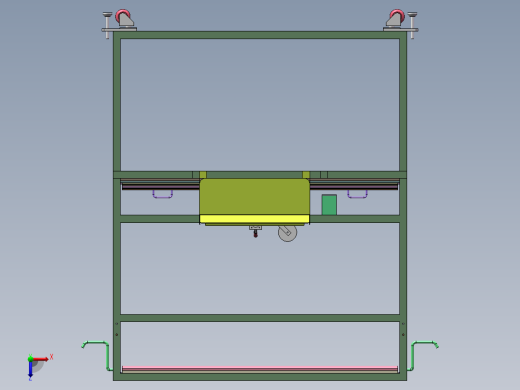 贴双面胶治具（sw16可编辑+cad）俯视缩略图