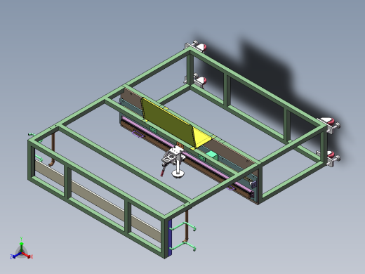 贴双面胶治具（sw16可编辑+cad）正等轴测缩略图