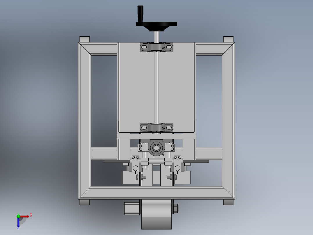 松土机模型俯视图