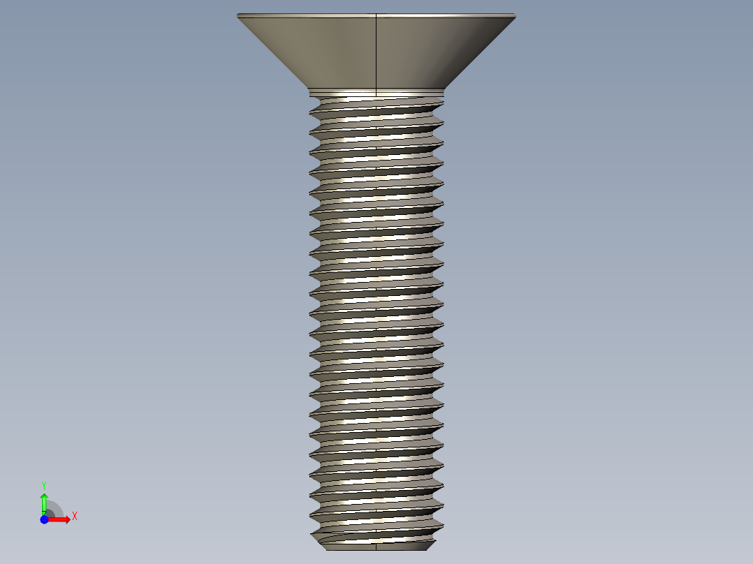 Screw_ISO_10642_M10x40_A2.STEP前视图