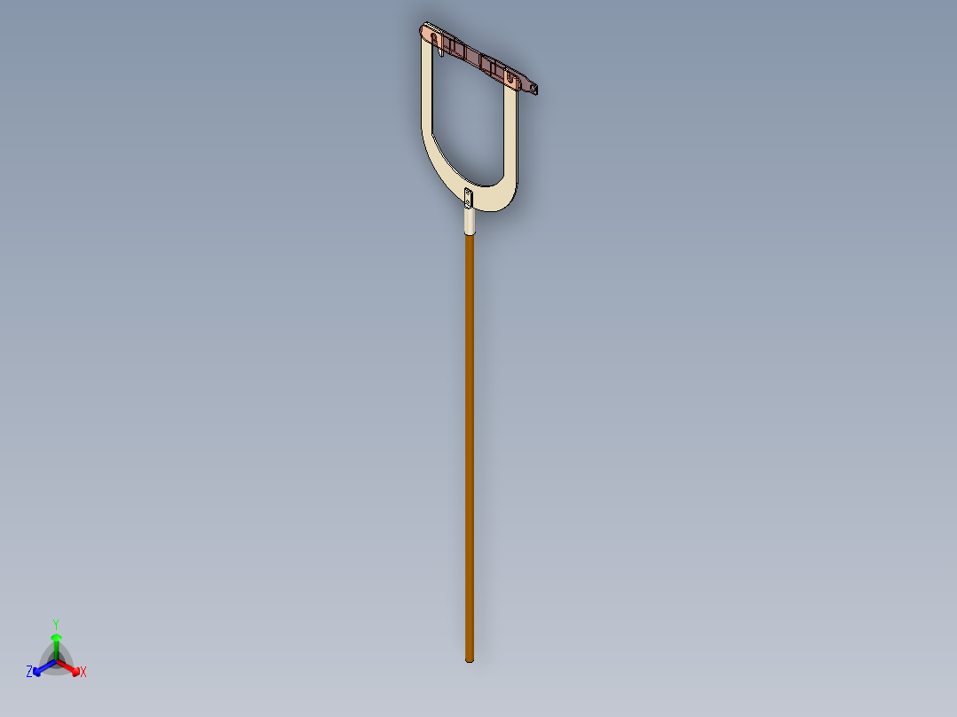 绕绳器正等轴测图