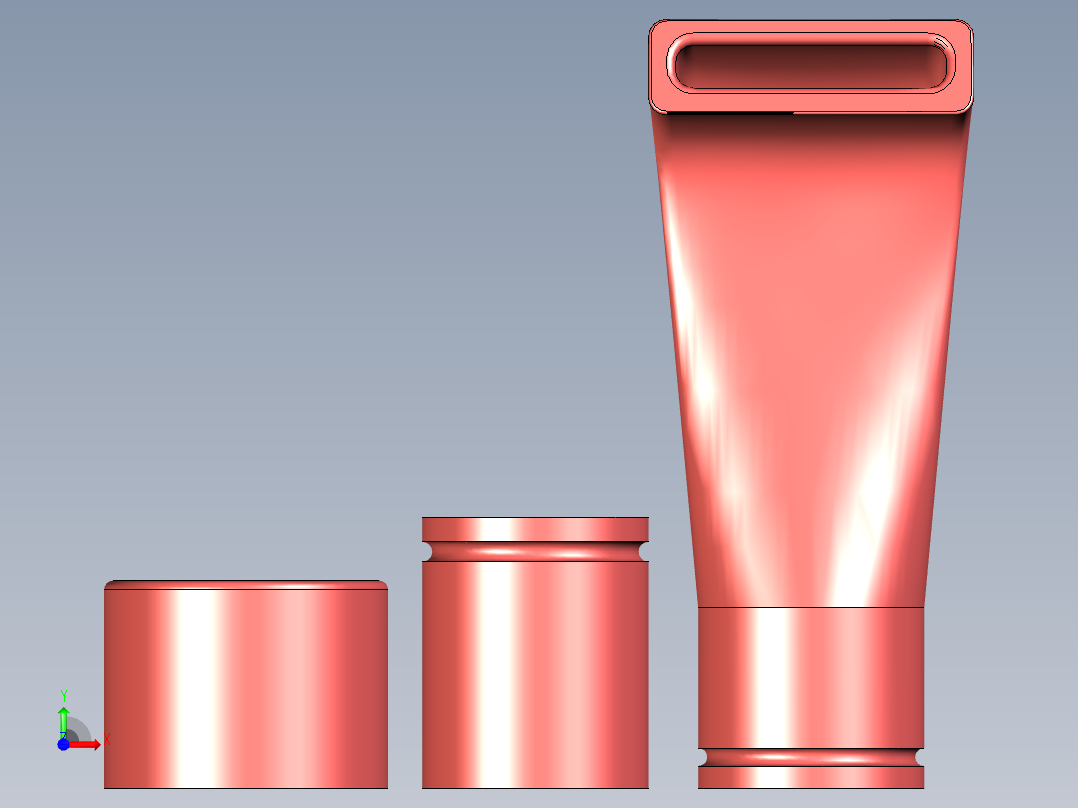 B3004334-英特克斯泳池吸尘器喷嘴，三通盖，喷嘴与软管适配器前视图