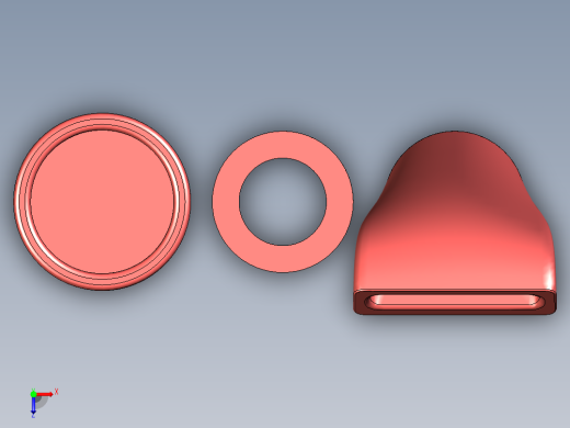 B3004334-英特克斯泳池吸尘器喷嘴，三通盖，喷嘴与软管适配器俯视缩略图