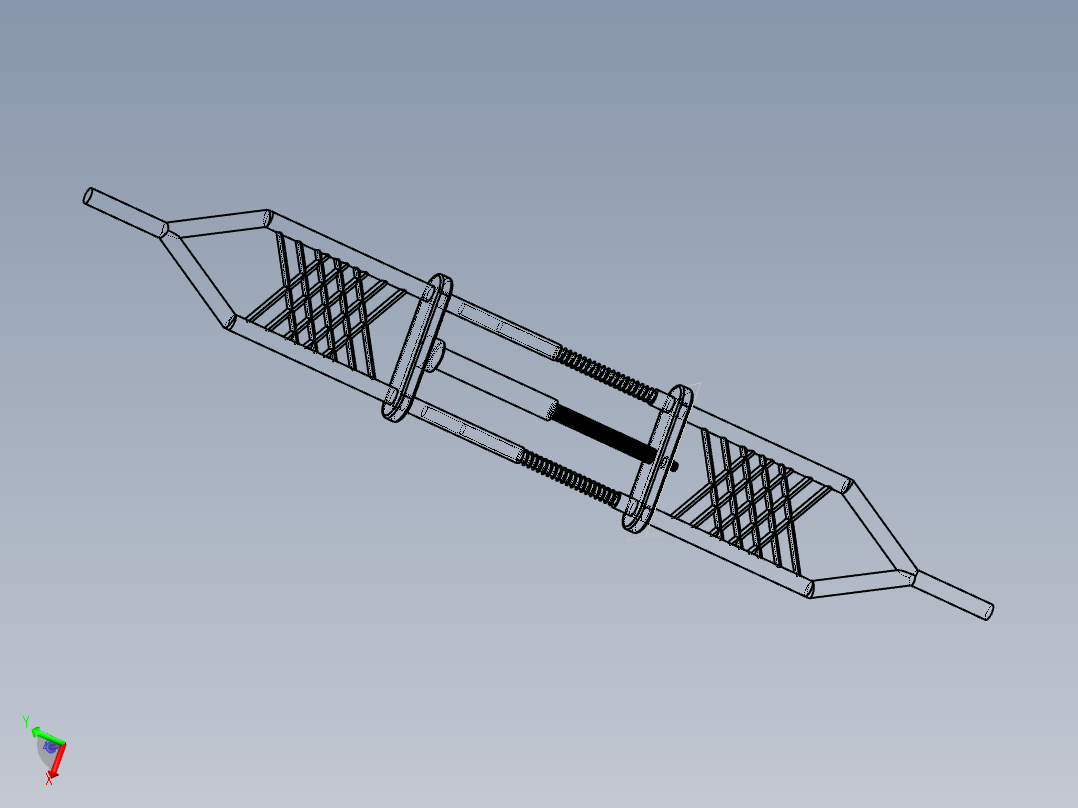 钢琴踏板双节连接结构