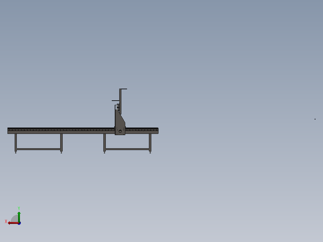 CNC 机器组件 - 定制设计后视图