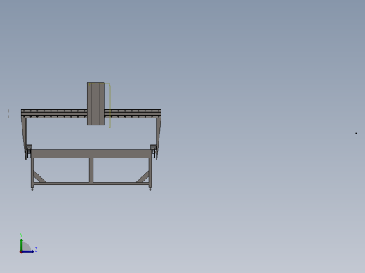 CNC 机器组件 - 定制设计左视缩略图