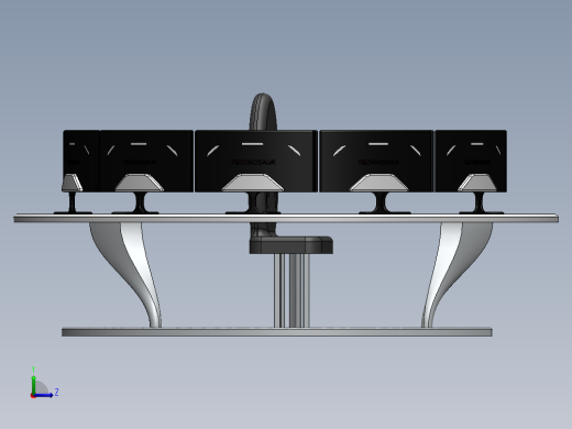 监控桌monitor-round-setup-1831-模型格式为 stp stl igs左视缩略图