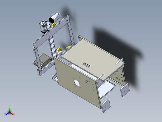 自动注胶机正等轴测缩略图