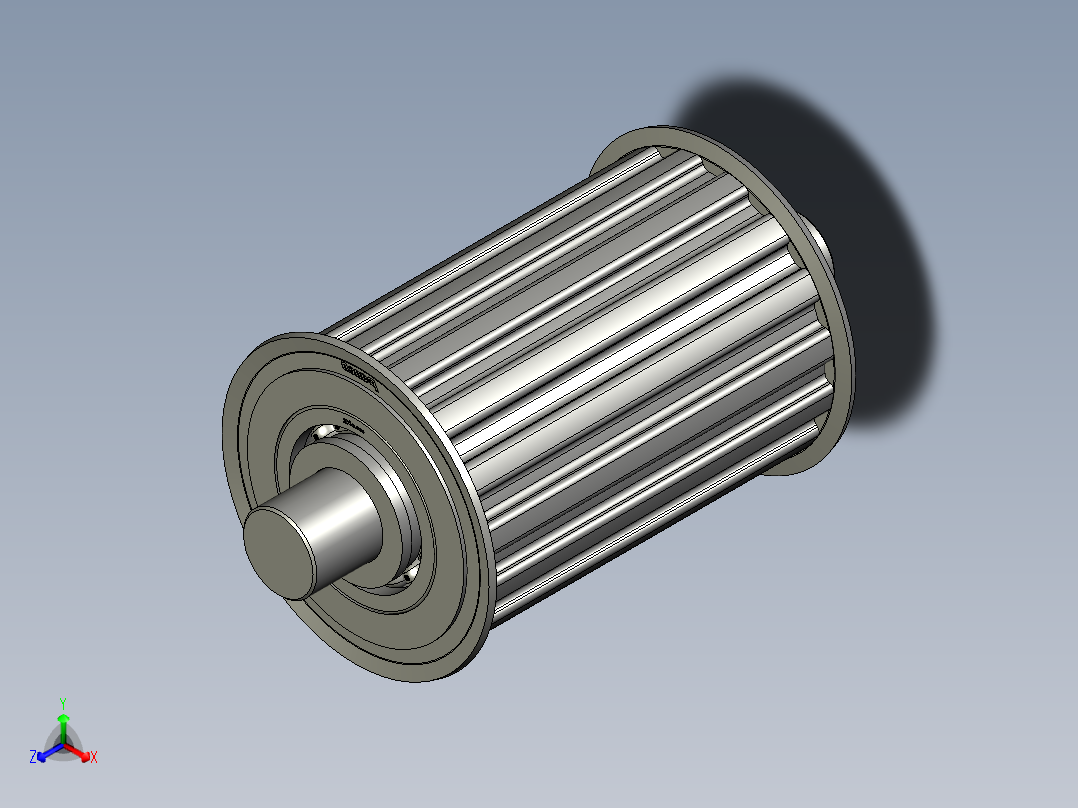 牵引从动轮11主视图