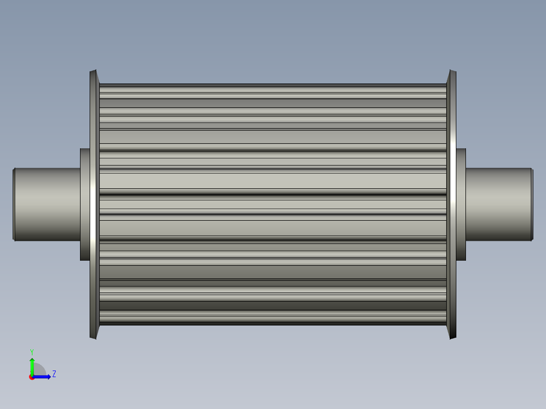 牵引从动轮11左视图