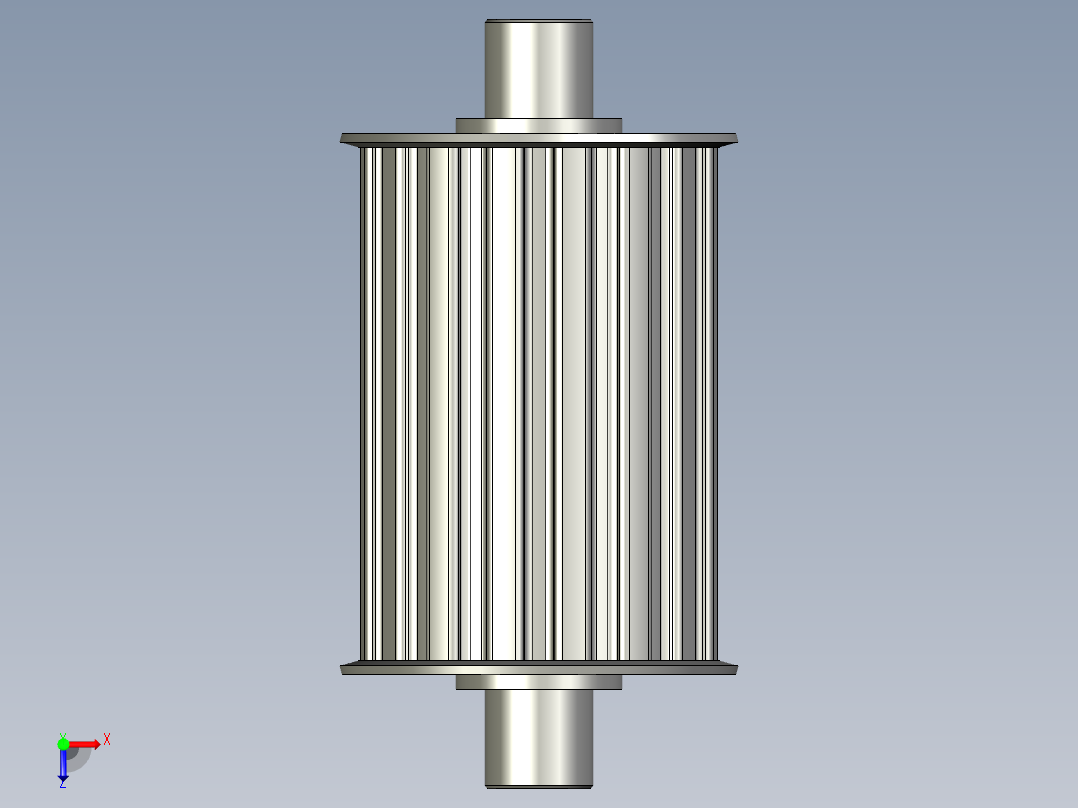 牵引从动轮11俯视图