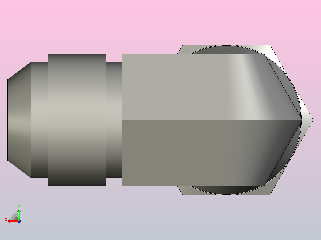 10 c6x s硬管接头后视图