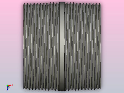 2英寸黄铜封闭螺纹接头俯视缩略图