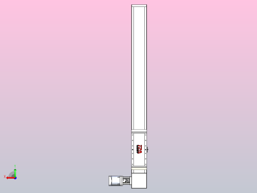 伺服电机集成皮带传动直线执行器TPA-OCB-140-256-L950-DL-J90-N3后视缩略图