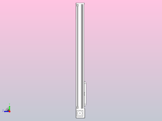 伺服电机集成皮带传动直线执行器TPA-OCB-140-256-L950-DL-J90-N3右视缩略图