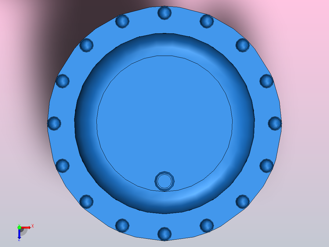 DN50调节阀俯视图