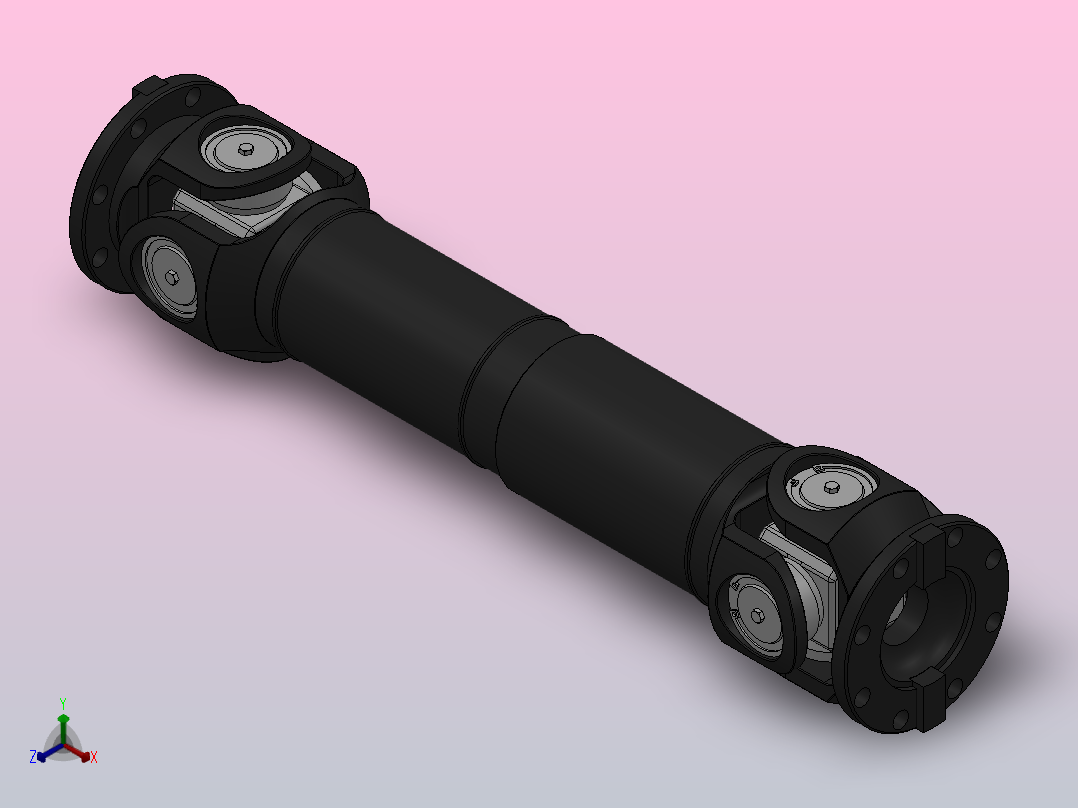 SWC型--中型十字轴式万向联轴器SWC180-E-850主视图