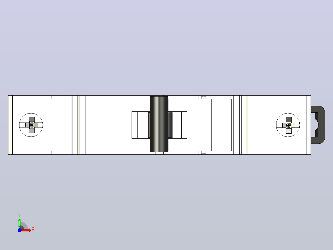 单极开关KBW-T _1p三菱电机前视图